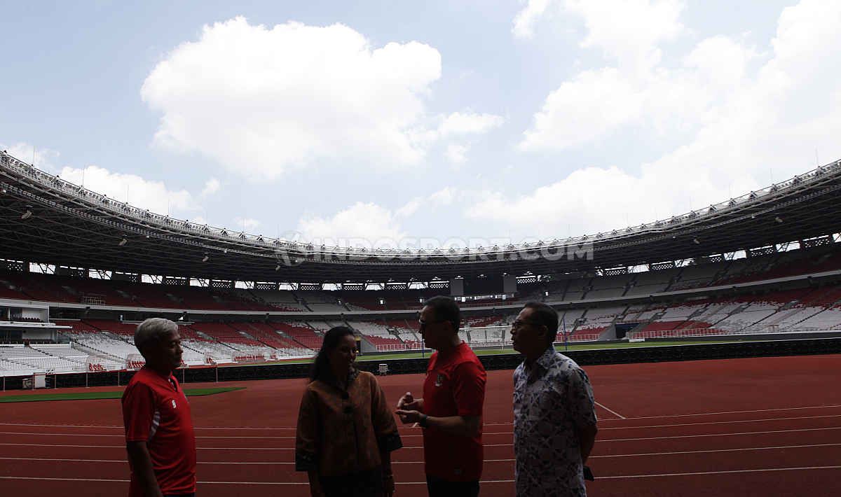 Stadion GBK salah satu venue yang dipersiapkan untuk Piala Dunia U-20 2023 di Indonesia. Copyright: © Herry Ibrahim/INDOSPORT