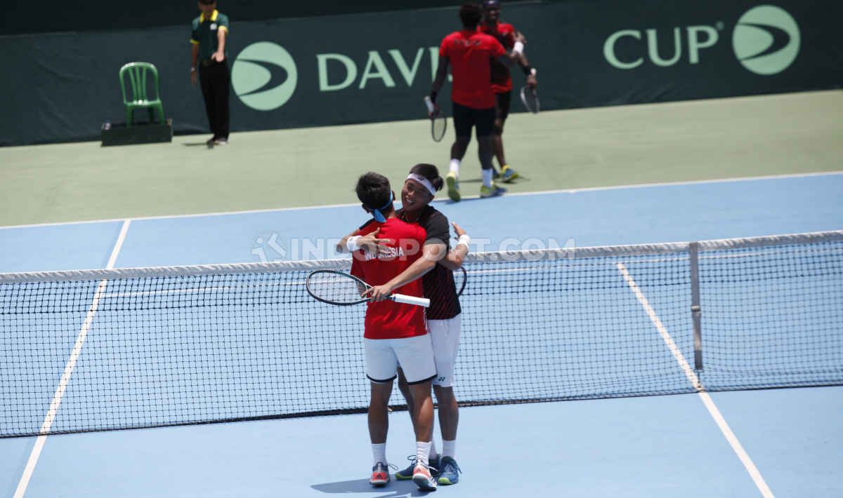 Tim Piala Davis Indonesia akan menghadapi Vietnam di babak playoff World Group II pada 4-5 Februari 2023. Foto: Herry Ibrahim/INDOSPORT. Copyright: © Herry Ibrahim/INDOSPORT