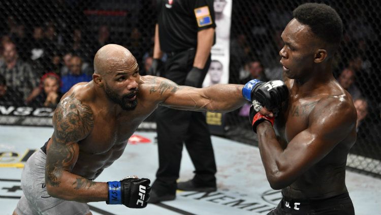 Laga Ufc Israel Adesanya Vs Yoel Romero Berjalan Pasif Penonton Kecewa Indosport