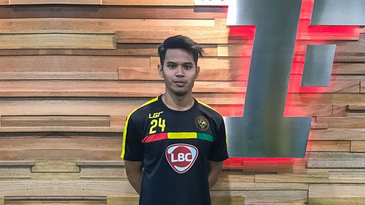 Gelandang bertahan Kaya-Iloilo FC yang merapat ke Persik Kediri, Marwin Angeles. Copyright: © Twitter/@marwin2416