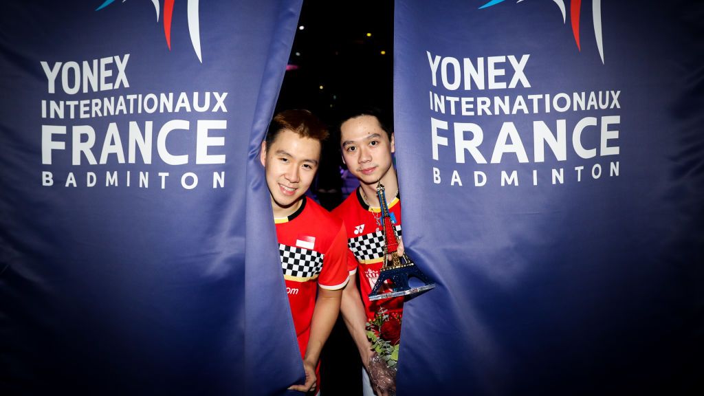 Marcus Gideon dan Kevin Sanjaya di French Open 2019 silam Copyright: © Shi Tang/Getty Images
