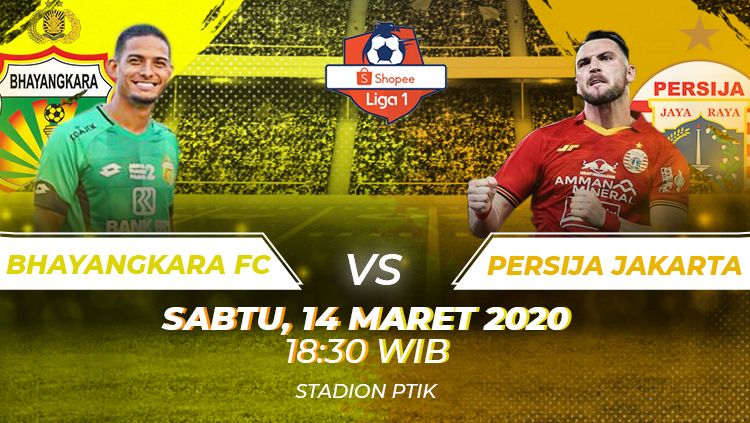 Berikut prediksi pertandingan Bhayangkara FC vs Persija Jakarta pada pekan ketiga Liga 1 2020, Sabtu (14/03/20) WIB. Copyright: © Amanda Dwi Ayustri/INDOSPORT