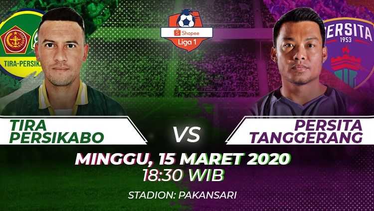 Link live streaming pertandingan kompetisi Liga 1 2020 pada pekan ketiga antara Tira Persikabo vs Persita Tangerang. Copyright: © INDOSPORT