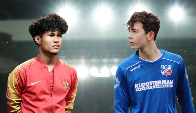 Penyerang muda klub Liga Belanda, Jim Croque mengaku siap membela Timnas Indonesia U-19, dan bagaimana jika ia menjadi teman duet Bagus Kahfi? Copyright: © Galang/INDOSPORT