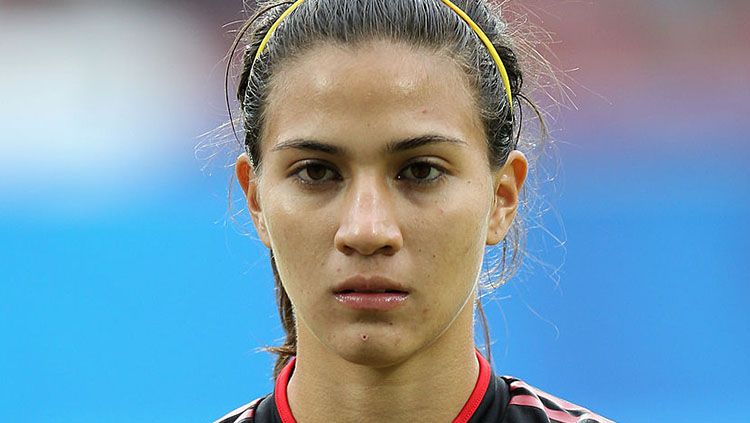 Pemain sepak bola wanita Timnas Meksiko bernama, Nayeli Rangel Copyright: &copy; Friedemann Vogel - FIFA/FIFA via Getty Images