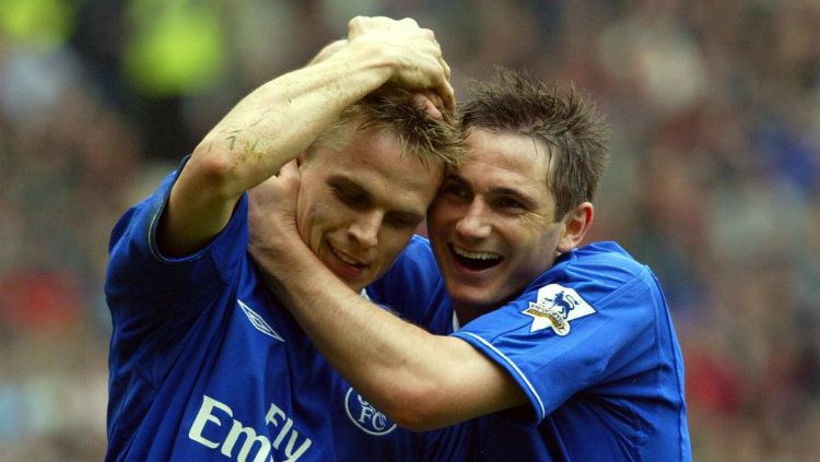 Jesper Gronkjaer (kiri) dan Frank Lampard semasa membela Chelsea Copyright: © Phil Noble - PA Images/PA Images via Getty Images