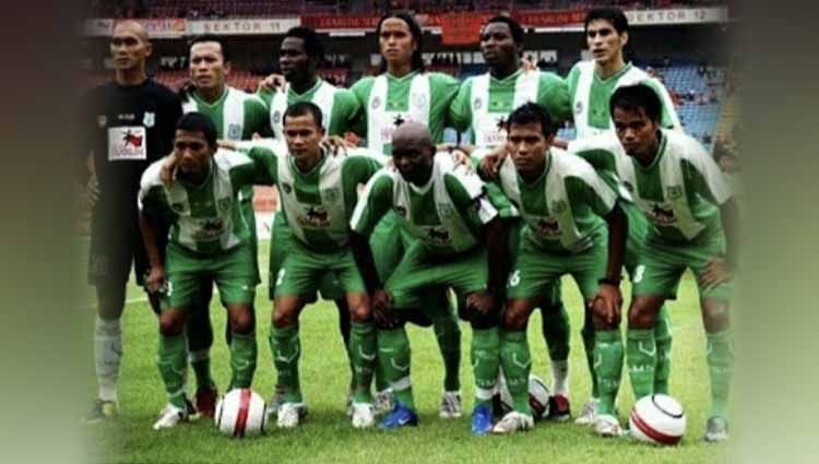 PSMS Medan adalah salah satu klub besar yang memiliki catatan sejarah ciamik dalam kancah persepak bolaan Indonesia, termasuk di Divisi Utama 2007. Copyright: © Dok. Legimin Raharjo