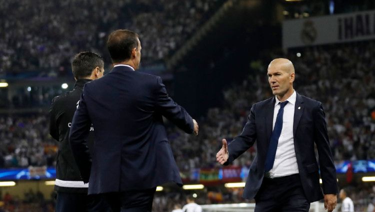 Tak peduli juara LaLiga Spanyol atau tidak, Zinedine Zidane kabarnya akan tetap tinggalkan Real Madrid akhir musim ini. Hengkang ke Juventus? Copyright: © Boris Streubel - UEFA/UEFA via Getty Images