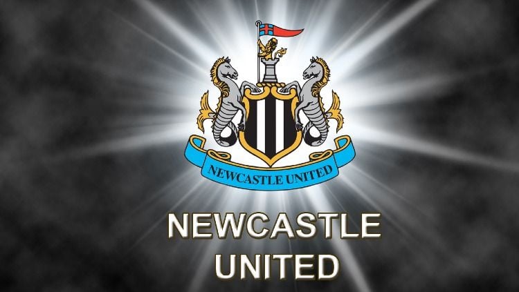 Logo klub Liga Inggris, Newcastle United. Copyright: © HipWallpaper