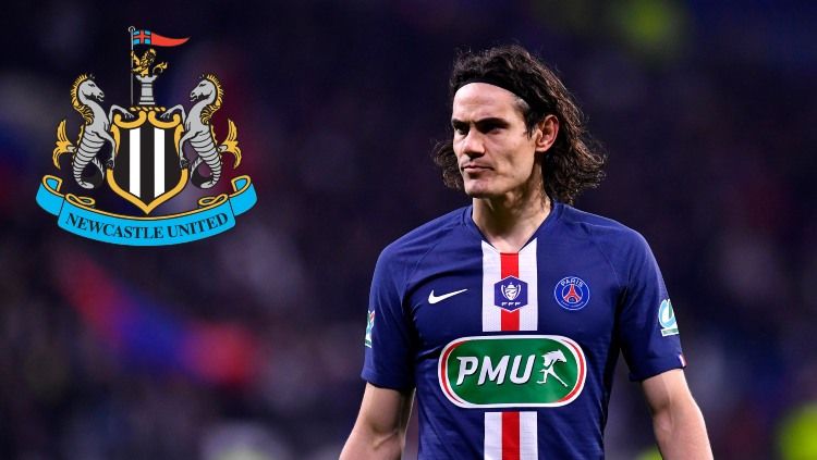 Edinson Cavani dikabarkan bakal jadi rekrutan pertama klub Liga Inggris, Newcastle United. Copyright: © Aurelien Meunier/GettyImages
