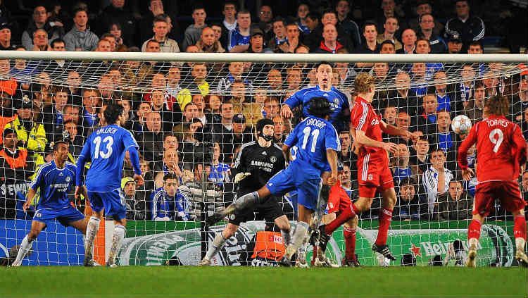 Chelsea vs Liverpool di Liga Champions 2007/2008. Copyright: © liewig christian/Corbis via Getty Images