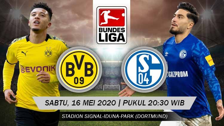 Link live streaming pertandingan Bundesliga Jerman pekan ke-26 antara Borussia Dortmund vs Schalke 04. Copyright: © Grafis: Yanto/INDOSPORT
