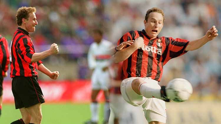 Jean-Pierre papin, mantan pemain AC Milan asal Prancis. Copyright: © Getty Images