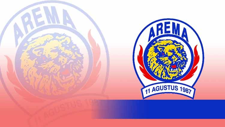 Logo Arema Indonesia. Copyright: © Amanda Dwi Ayustri/INDOSPORT