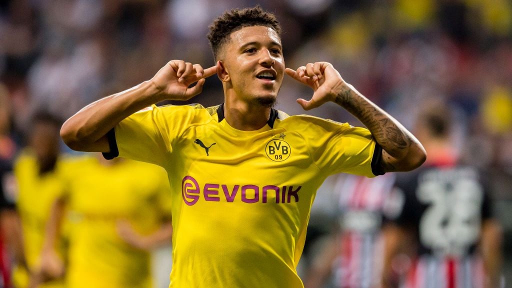 Borussia Dortmund akhirnya memberikan kepastian bahwa pemain andalannya bernama Jadon Sancho akan dipertahankan untuk musim depan. Copyright: © Alexandre Simoes/Borussia Dortmund via Getty Images