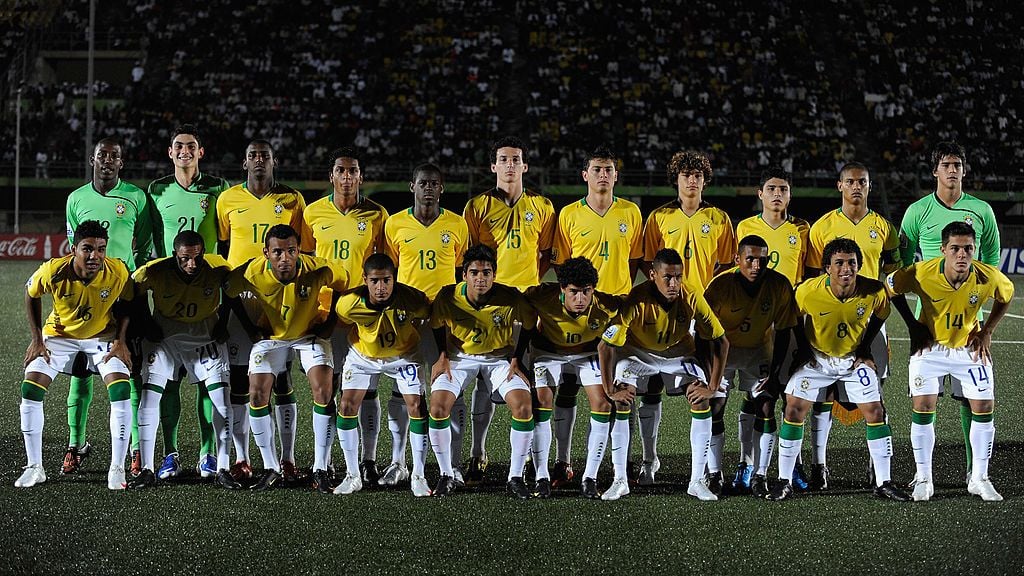 Skuat Timnas Brasil U-17 di Piala Dunia 2009, Nigeria. Copyright: © Jamie McDonald - FIFA/FIFA via Getty Images