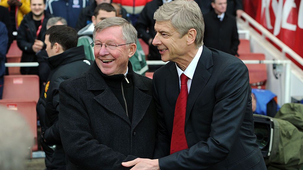 Sir Alex Ferguson dan Arsene Wenger Copyright: © David Price/Arsenal FC via Getty Images