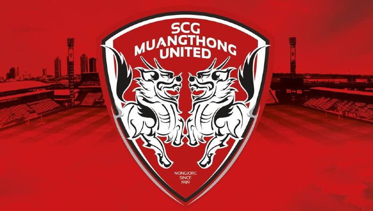 Logo klub Thailand Muangthong United. Copyright: © Twitter/@MuangthongUtd