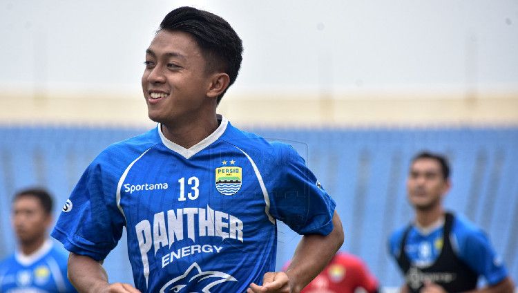 Winger Persib Bandung Febri Hariyadi layak menjadi best player Piala Menpora usa akhir babak penyisihan grup. Copyright: © PERSIB.co.id/Gregorius A.K