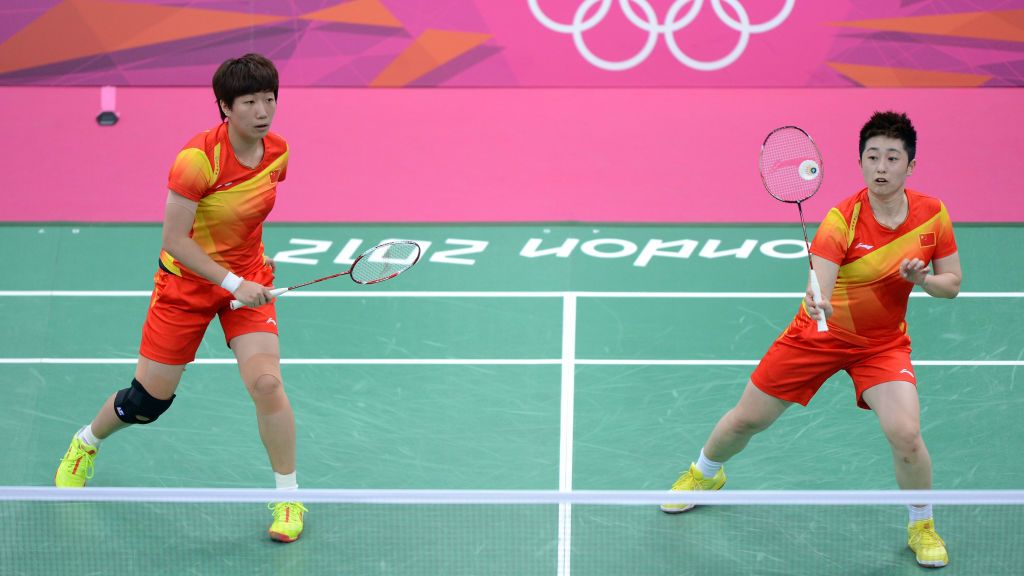 Yu Yang (kanan) dan Xiaoli Wang di Olimpiade 2012 Copyright: © Michael Regan/Getty Images