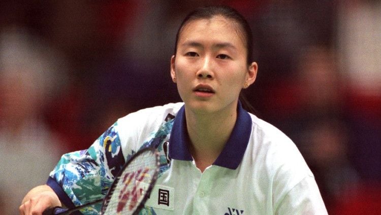Legenda bulutangkis tunggal putri China Ye Zhaoying, mantan musuh bebuyutan Susy Susanti. Copyright: © Tony Marshall/EMPICS via Getty Images