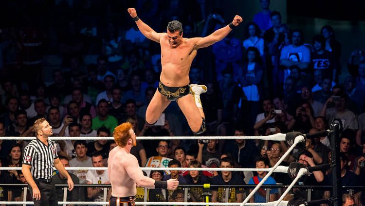 Mantan juara World Wresting Entertainment (WWE), Alberto Del Rio. Copyright: © NurPhoto/Corbis via Getty Images