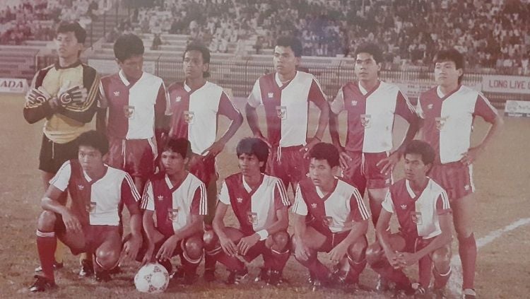 Timnas Indonesia U-16 di Piala Asia Pelajar 1986. Copyright: © Dok. Kas Hartadi