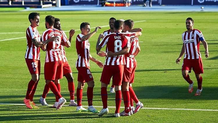 Bertandang ke markas Levante dalam pertandingan LaLiga Spanyol pada Rabu (24/06/20) dini hari WIB, Atletico Madrid meraih hasil penting dengan menang tipis 1-0. Copyright: © Manuel Queimadelos/Quality Sport Images/Getty Images