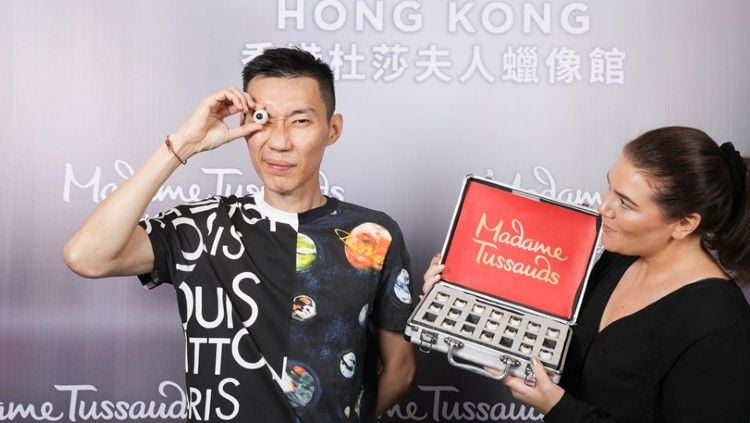 Lee Chong Wei saat pengumuman akan dibuatkan patung lilin di Madame Tussauds. Copyright: © https://www.madametussauds.com/