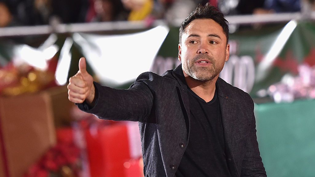 Oscar De La Hoya Copyright: © Mike Windle/Getty Images for The Hollywood Christmas Parade
