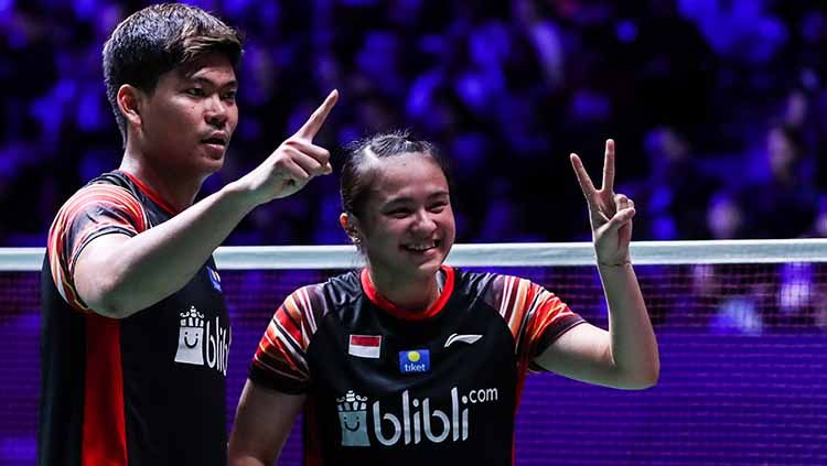 Federasi Bulutangkis Eropa (Badminton Europe) menyoroti keunggulan yang dimiliki oleh pasangan Indonesia Praveen Jordan/Melati Daeva Oktavianti di Thailand Open 2021. Copyright: © Getty images