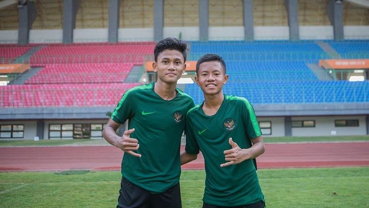 Gelandang Timnas Indonesia U-16, Aditiya Daffa Al Haqi bertekad masuk skuat utama yang akan tampil di Piala Asia U-16 tahun depan. Copyright: © PSSI/Herka Yanis