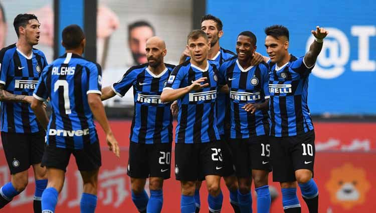 Tiga bintang sepak bola Inter Milan ini dipercaya menjadi sumber masalah bagi penurunan performa raksasa Serie A Liga Italia tersebut di musim 2019/20. Copyright: © Claudio Villa - Inter/Inter via Getty Images