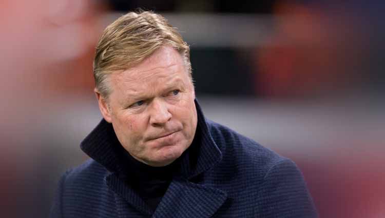 Barcelona asuhan Ronald Koeman dipermalukan Benfica di matchday 2 Liga Champions 2021-2022. Copyright: © TF-Images/Getty Images