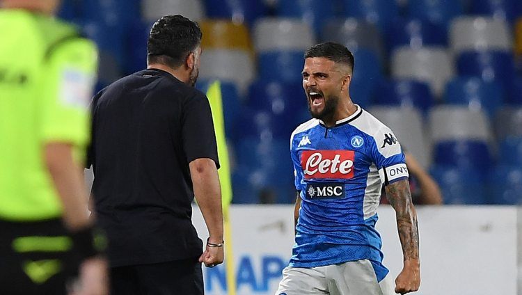 Enam pertandingan Serie A Liga Italia yang dijadwalkan berlangsung malam ini (12/07/20) dan Senin (13/07/20), termasuk duel seru Napoli vs AC Milan. Copyright: © Francesco Pecoraro/Getty Images