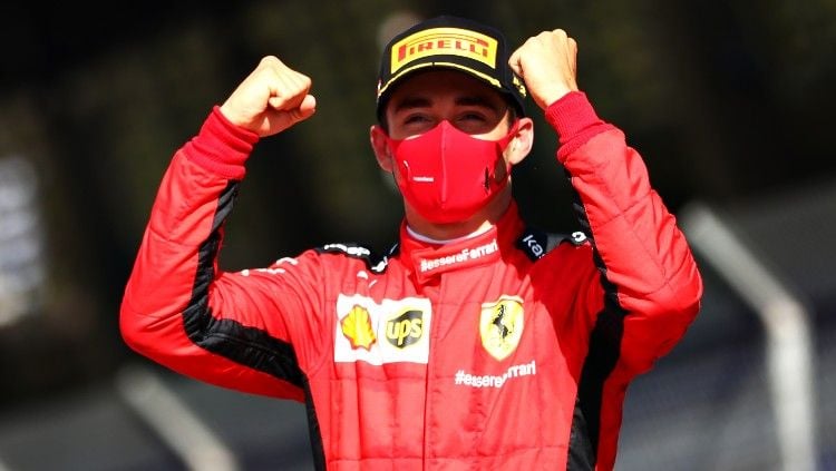 Pembalap Formula 1, Charles Leclerc memberikan pernyataan yang mencengangkan mengenai dirinya dan Max Verstappen. Copyright: © Dan Istitene - Formula 1/Formula 1 via Getty Images