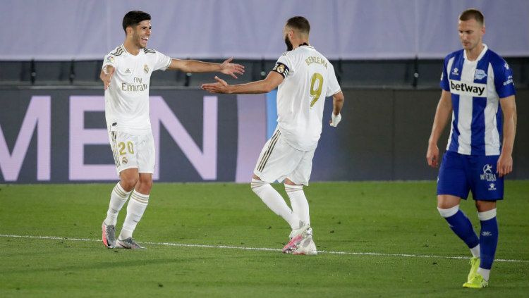 Hasil Pertandingan Laliga Spanyol Real Madrid Vs Alaves Jauhi Barca Indosport