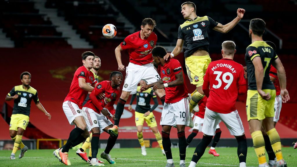 Momen pertandingan Manchester United vs Southampton Copyright: © Clive Brunskill/Getty Images