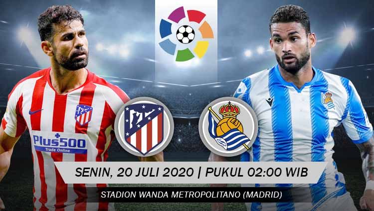 Link Live Streaming LaLiga Spanyol, Atletico Madrid Vs Real Sociedad ...