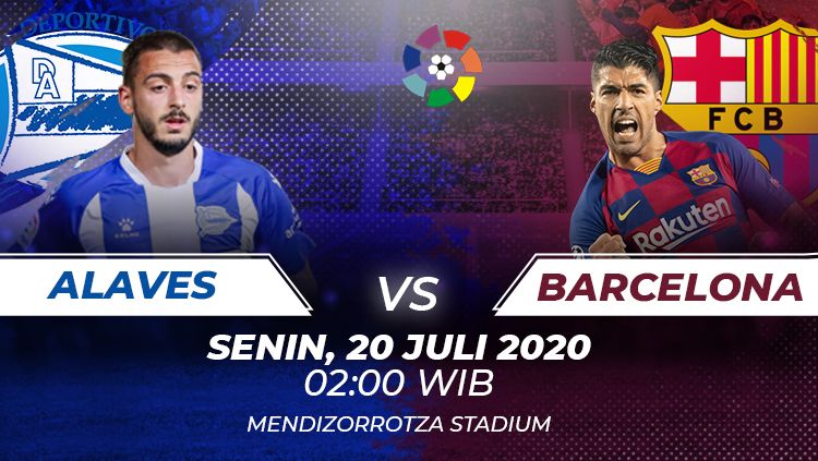 Prediksi pertandingan antara  Deportivo Alaves vs Barcelona dalam lanjutan LaLiga Spanyol 2019-20 membuat tim tamu berupaya bangkis, Minggu (19/07/20) malam. Copyright: © Amanda Dwi Ayustri/INDOSPORT