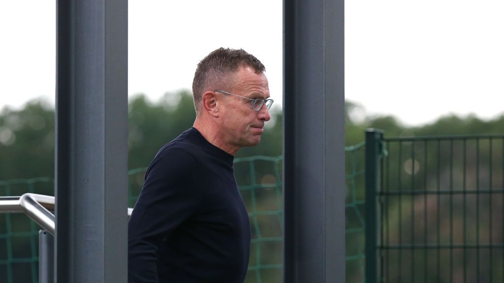 Ralf Rangnick memulai laga perdananya bersama Manchester United dengan hasil positif di Liga Inggris. Copyright: © Ronny Hartmann/picture alliance via Getty Images