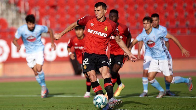 Ante Budimir, pemain klub LaLiga RD Mallorca. Copyright: © Quality Sport Images/Getty Images