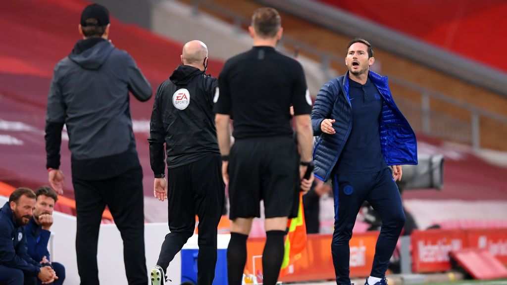 Chelsea sukses merombak kekuatan jelang Liga Inggris 2020-2021, Frank Lampard selaku pelatihnya minta maaf ke Liverpool. Copyright: © Laurence Griffiths/PA Images via Getty Images
