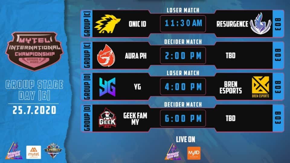 Berikut adalah link live streaming turnamen Mobile Legends, Mytel International Championship 2020 hari ini, Sabtu (25/07/20). Copyright: © myanmargamehub