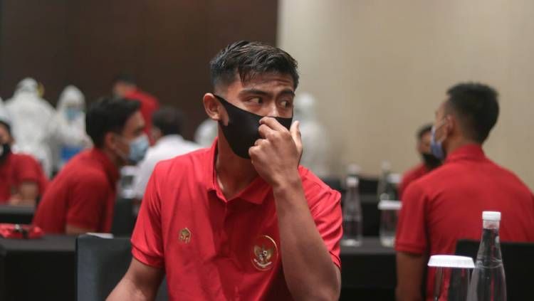 Pratama Arhan ketika berada di Hotel Fairmont, tempat pemain Timnas Indonesia U-19 menginap selama di Jakarta. Copyright: © Dok Pribadi Arhan