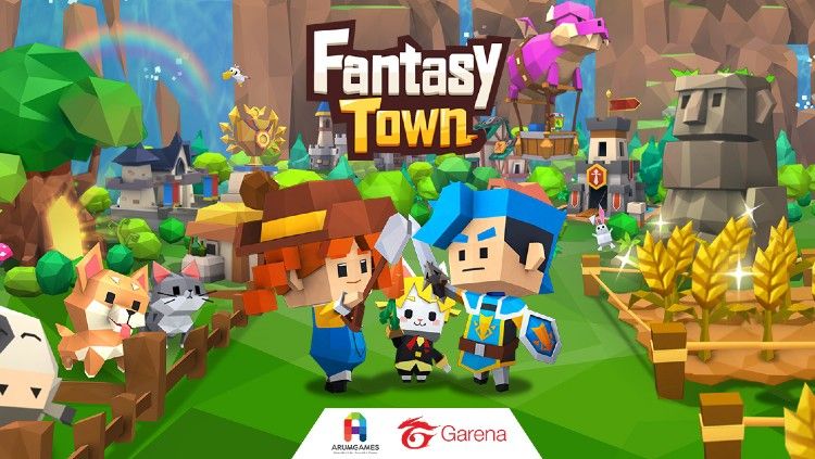 Garena Indonesia, salah satu pengembang game eSports terbesar di Tanah Air, kali ini merilis game anyar dengan genre farming simulator, yakni Fantasy Town. Copyright: © Garena