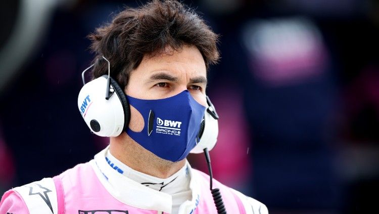 Sergio Perez, pembalap F1 dari tim Racing Point. Copyright: © Peter Fox/Getty Images