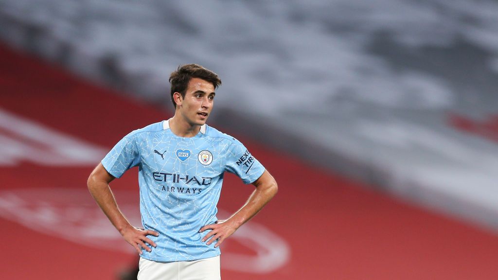 Pemain muda Manchester City, Eric Garcia dikabarkan telah menolak untuk memperpanjang masa baktinya di Etihad Stadium. Copyright: © Matt McNulty - Manchester City via Getty Images