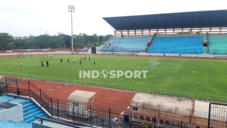 Stadion Moch Soebroto, Magelang yang cocok dijadikan stadion alternatif oleh PT. LIB untuk lanjutan Liga 1 2020. Copyright: © Alvin Syaptia Pratama/INDOSPORT