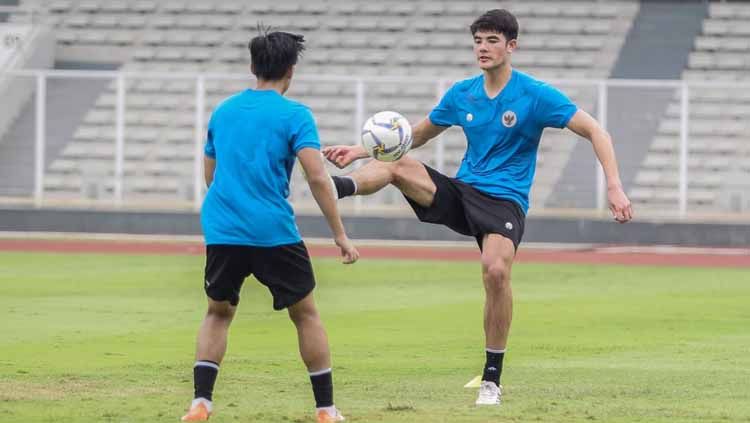 Kekuatan Timnas Indonesia U-19 bertambah pasca kedatangan Elkan Baggott dalam pemusatan latihan di Kroasia. Copyright: © Naufal/PSSI